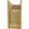 Ekena Millwork 12"W x 24"D x 24"H Classic Pescadero Rough Cedar Woodgrain TimberThane Corbel, Primed Tan CORUR12X24X24PECRCPR - alternate 4